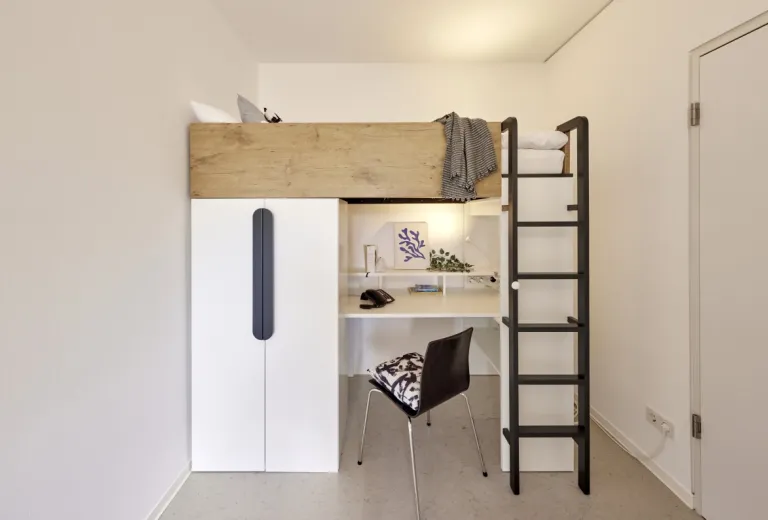 Loft bed with study desk