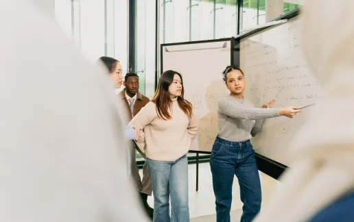 Students in the IRC at Constructor University