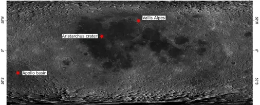 Free access to the lunar surface image