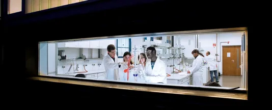 Chemie-Labor auf dem Campus der Constructor University.