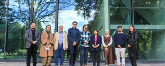 SORT4CIRC Constructor University Team: (from Left) Dr. Mohammad Yaser Mofatteh, Alba Balla, Prof. Dr. -Ing. Mojtaba Joodaki, Prof. Dr. Omid Fatahi Valilai, Research Associates: Mohammadreza Rezaei,  Roshanak Davallou, Omaymah Ali Yousef Al-Mashaleh, Omkar Vishwas  Patil and Nastaran Mesgari. (source: Constructor University)