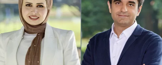 Omaymah Al-Mashaleh and Dr. Omid Fatahi Valilai from Constructor University’s Emerging Technologies in Industrial Engineering (EITIE) Group.