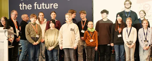 Prizes were awarded to winning projects at the Jugend Forscht science competition
