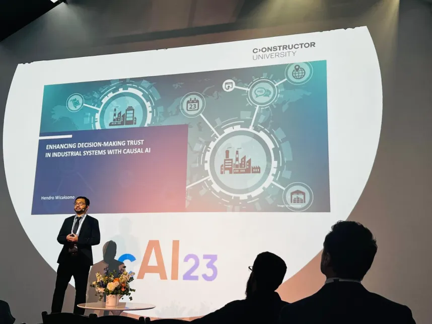 Pioneering work in Causal AI for supply chain management at Constructor University photo